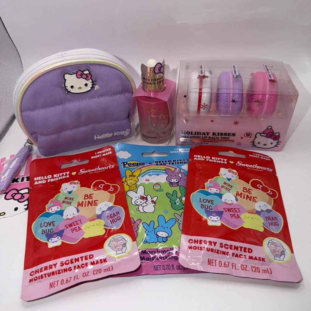 Hello Kitty Mixed Beauty Bundle Sanrio Kawaii Aesthetic Makeup Set